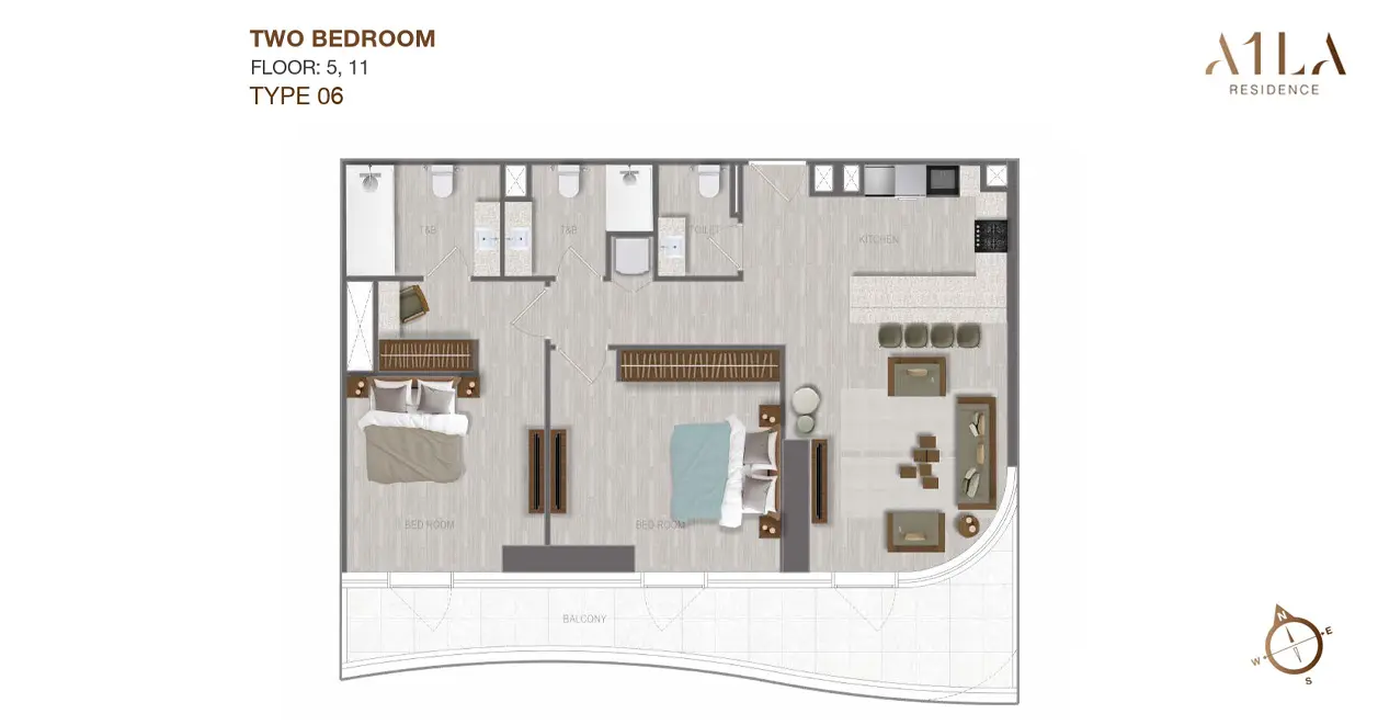 Type 6 floor plan