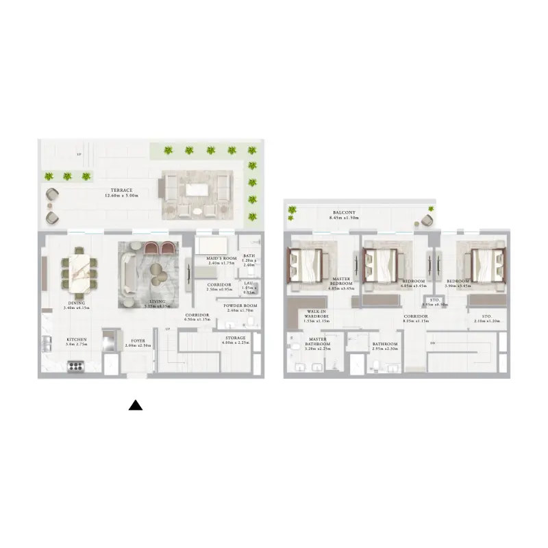 3 bedroom floor plan