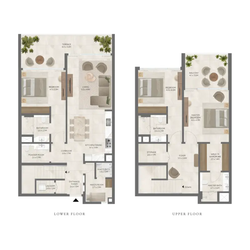3 bedroom floor plan