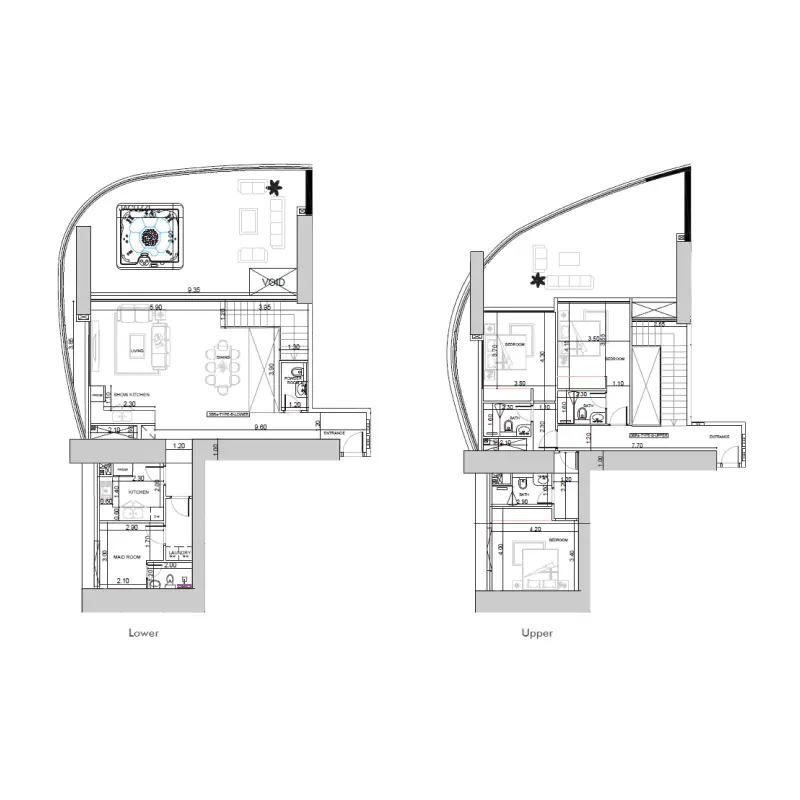 3 bedroom floor plan