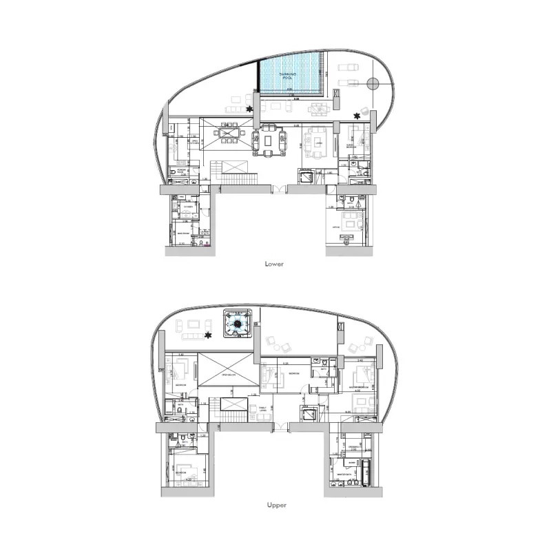 5 bedroom floor plan