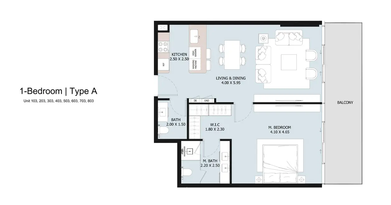 Type A floor plan