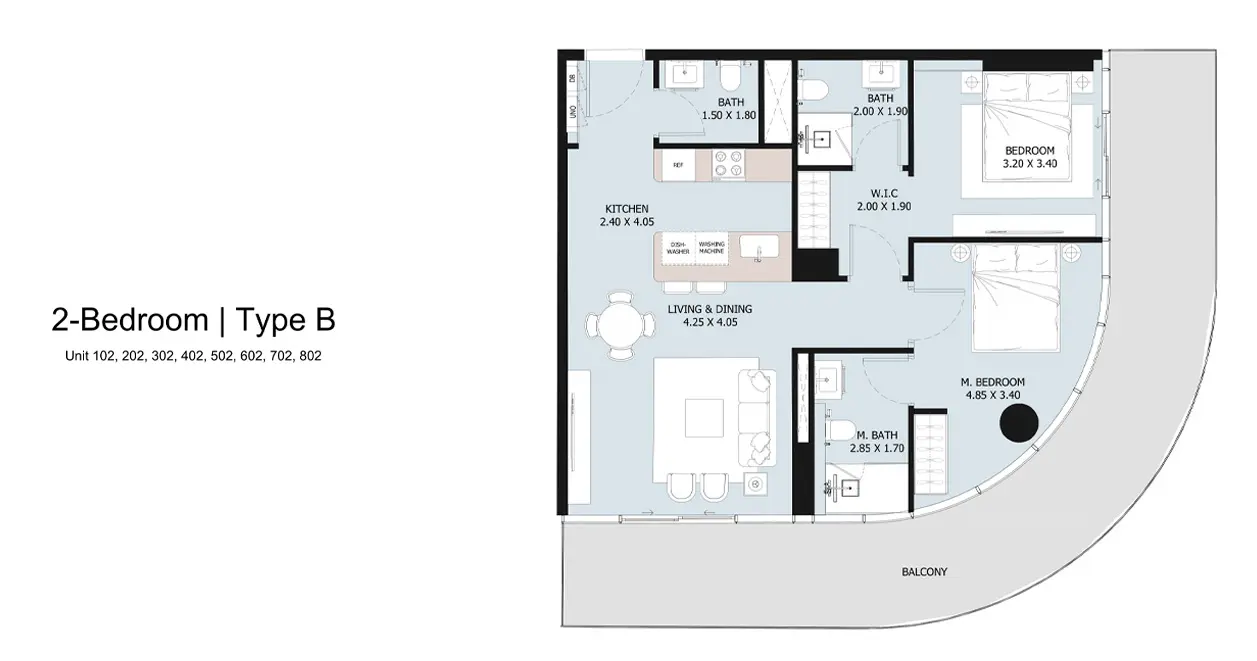 Type B floor plan