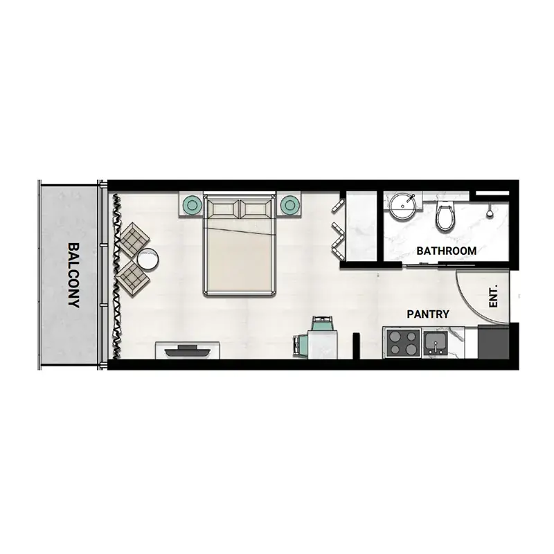 Studio apartments - Rijas Majan floor plan