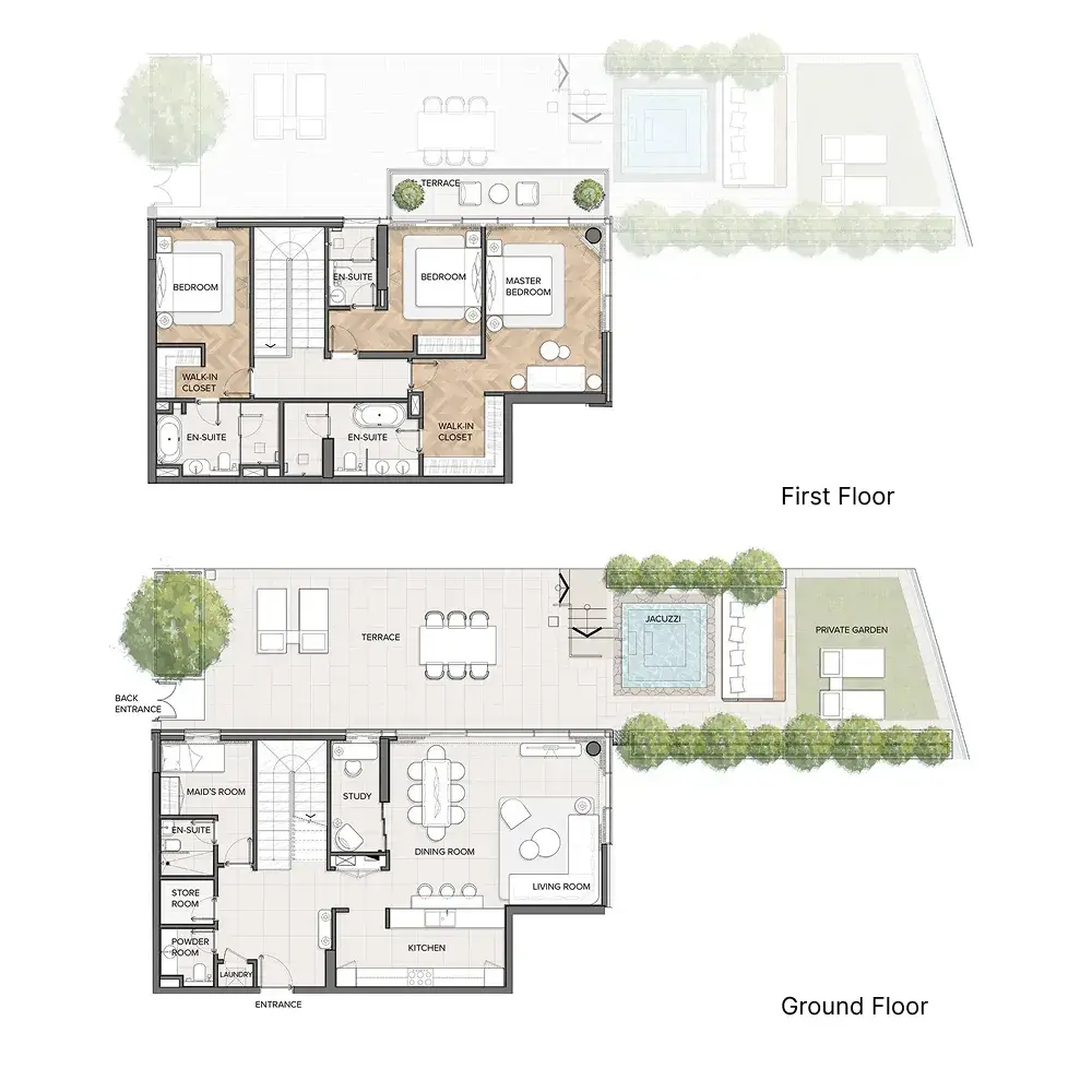 3 Bedrooms apartments - Residences Du Port Autograph Collection floor plan