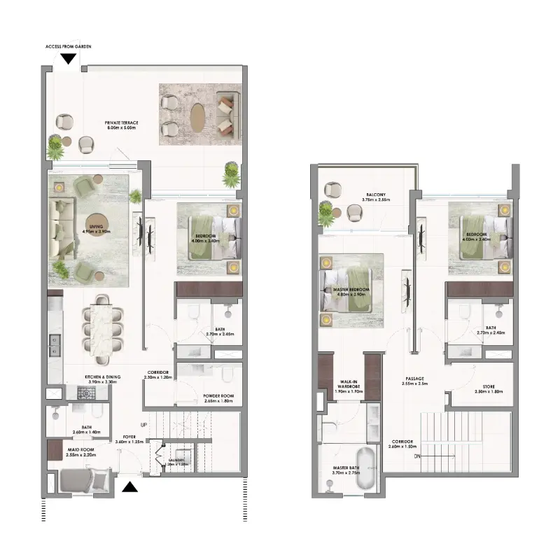 3 bedroom floor plan