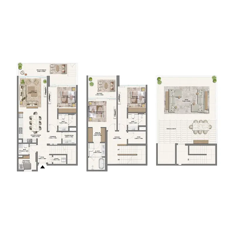 3 bedroom floor plan