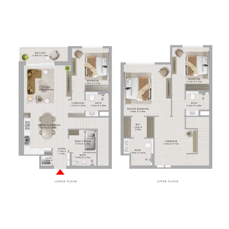 3 bedroom floor plan