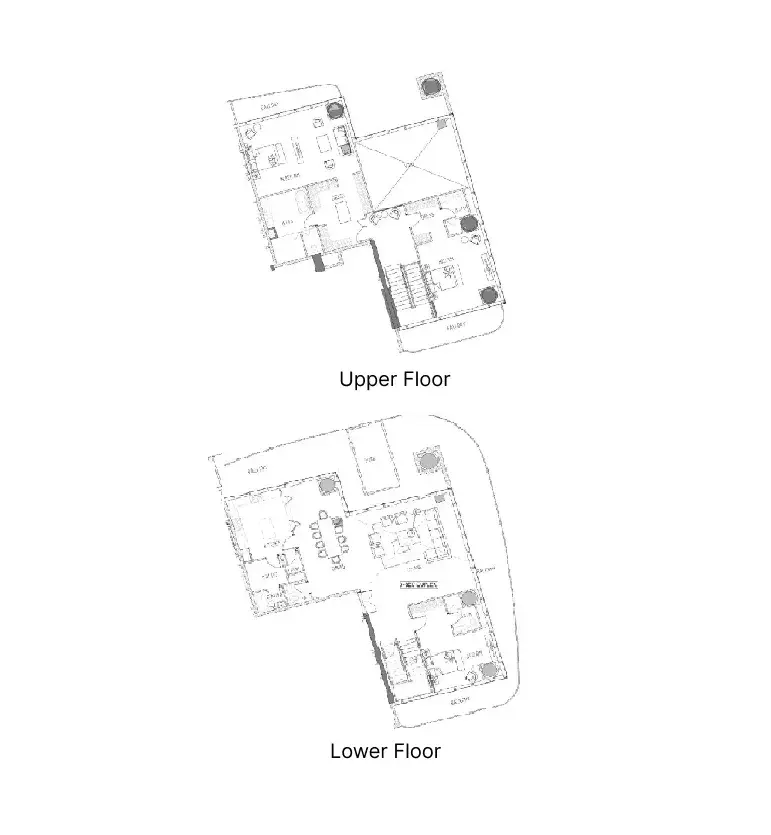 3 Bedrooms duplex - Damac Bay 2 floor plan
