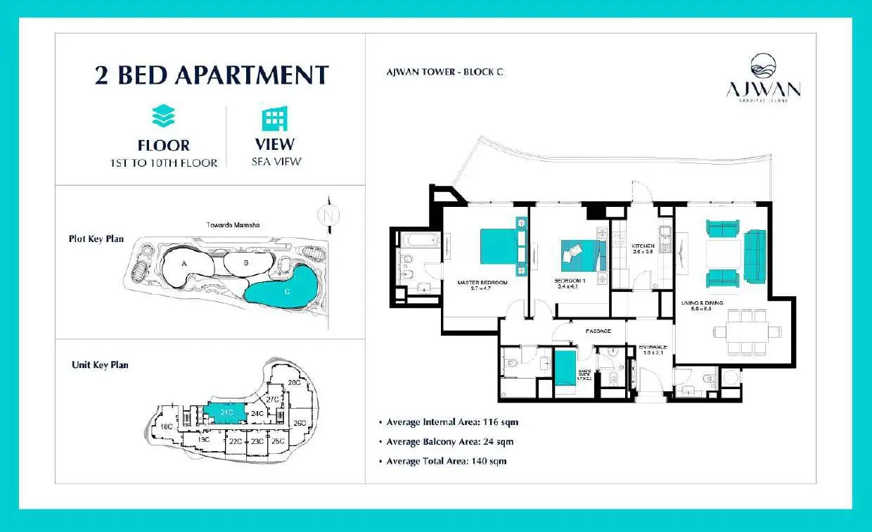 Type 4 + Maid floor plan