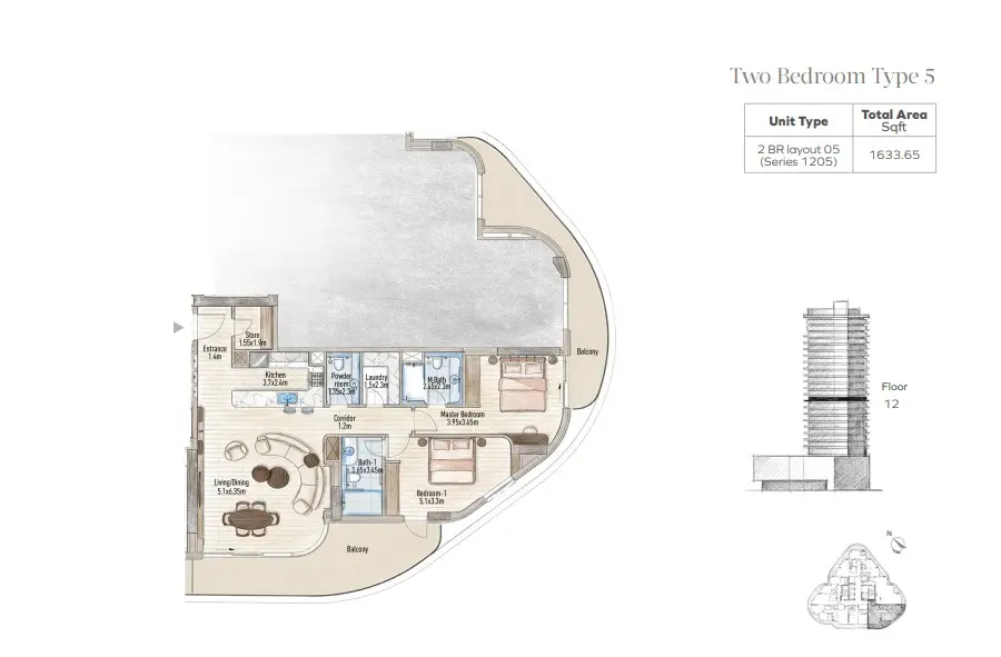 Type 5 floor plan