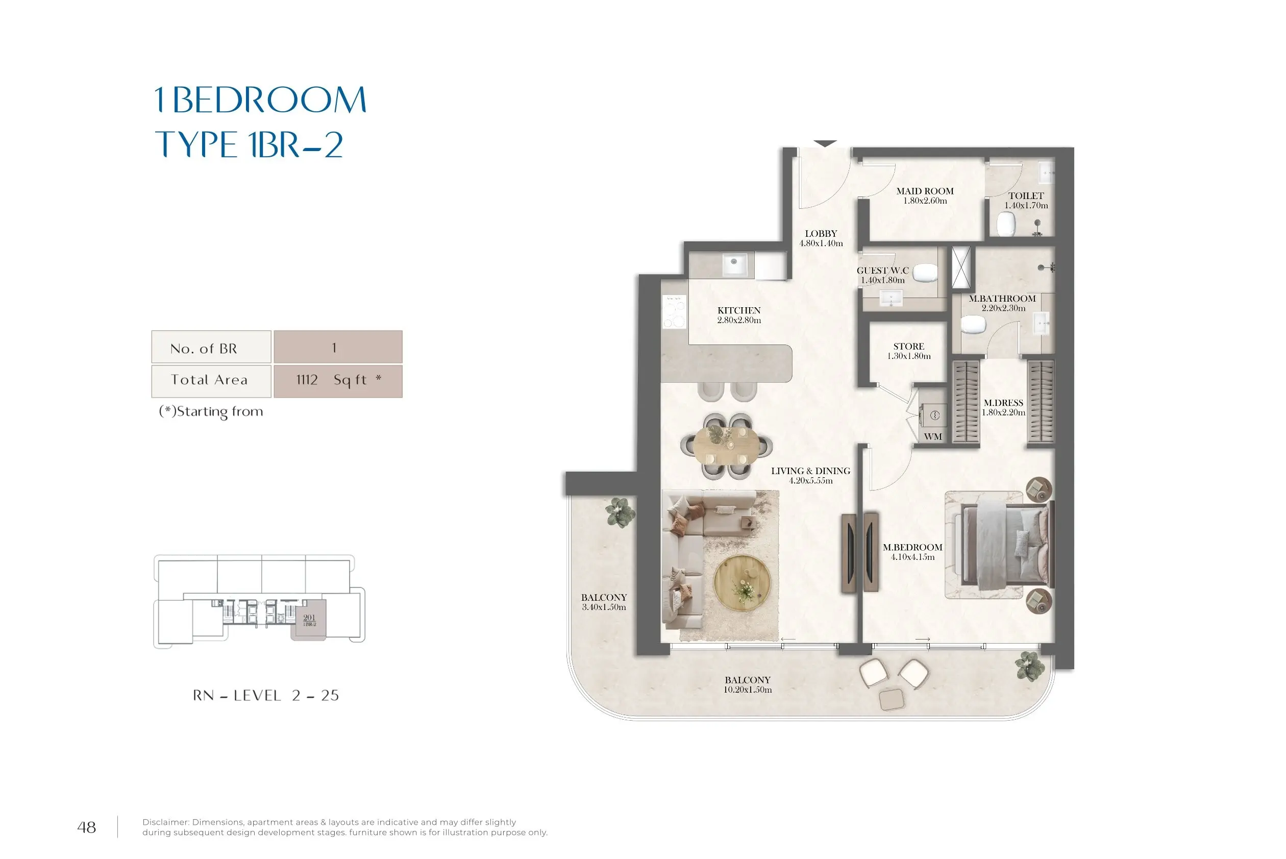 Type 2 floor plan