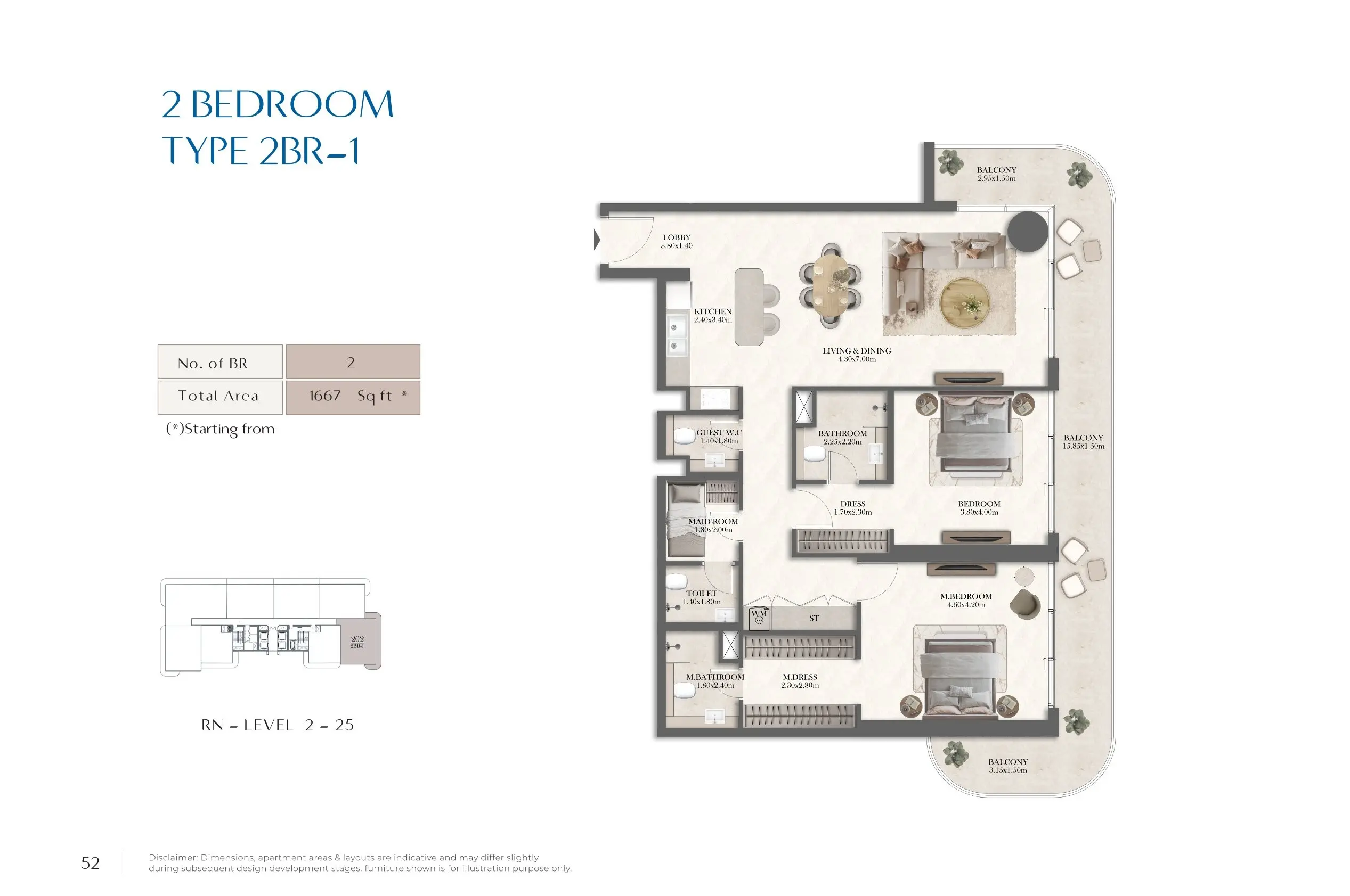 Type 1 floor plan