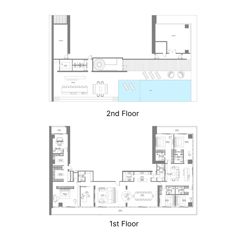 5 bedroom floor plan