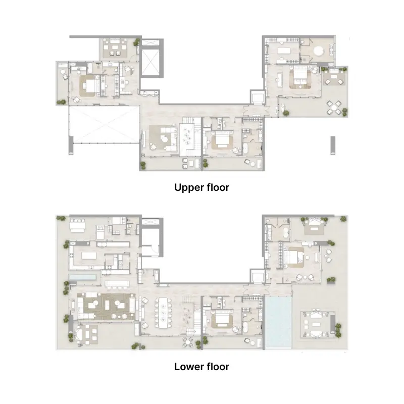 5 bedroom floor plan