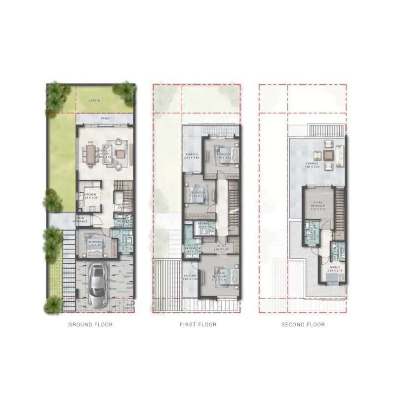 5 bedroom floor plan