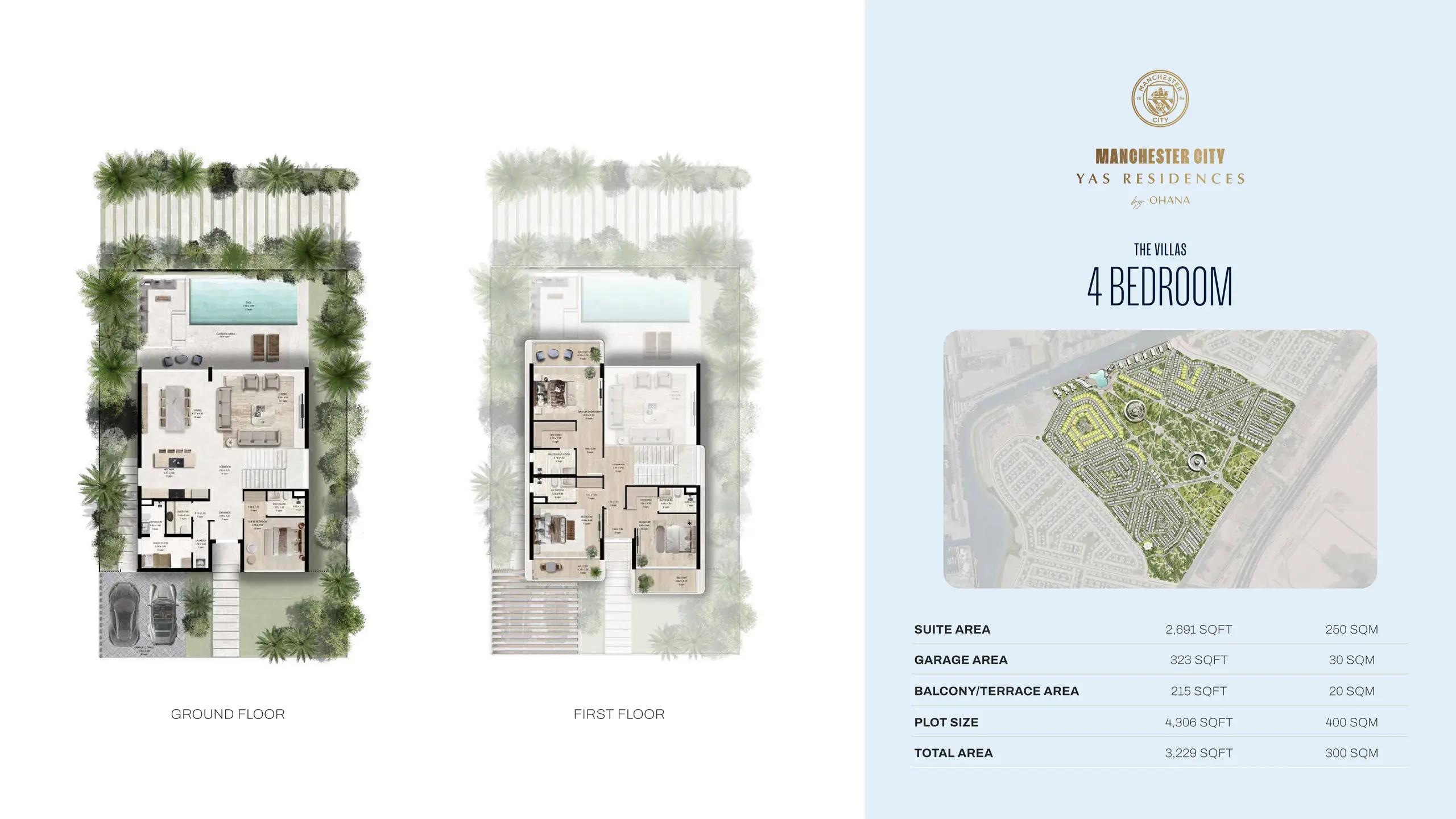4 Bed Villa floor plan