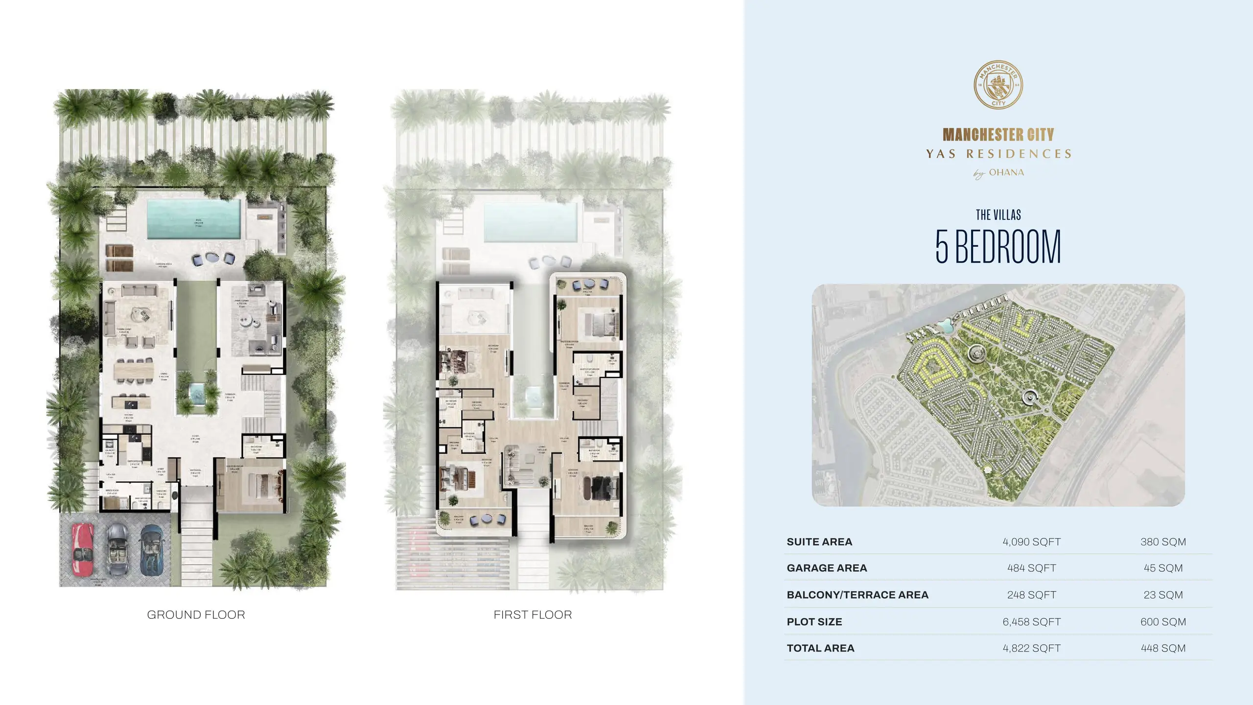 5 Bed Villa floor plan