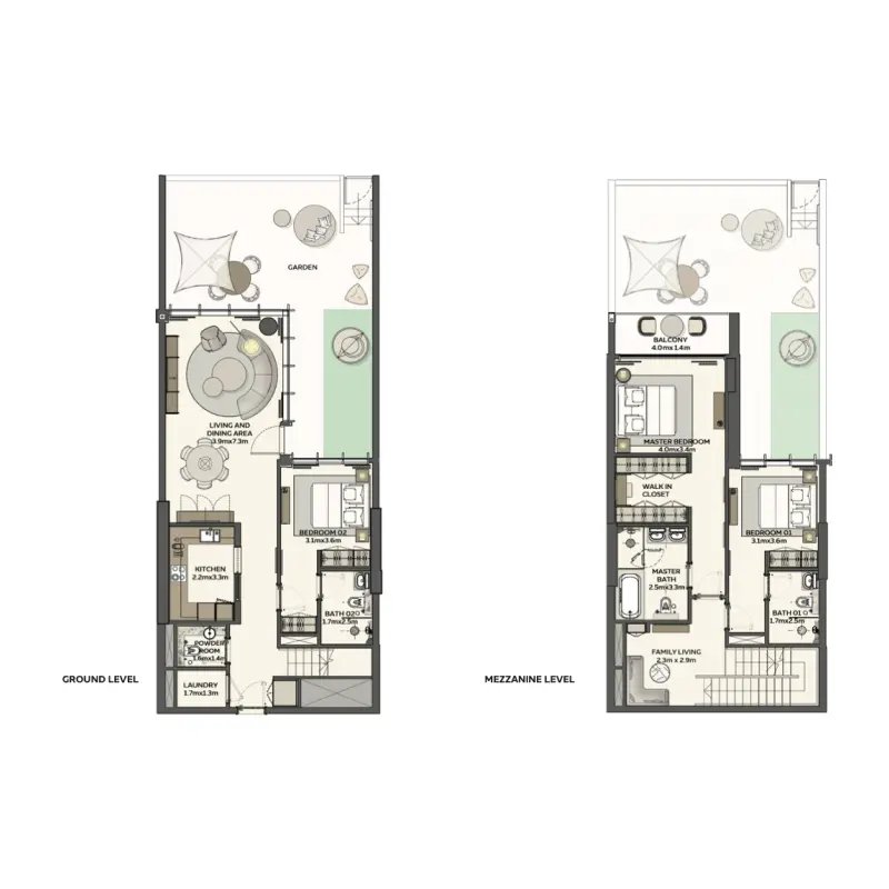 3 bedroom floor plan