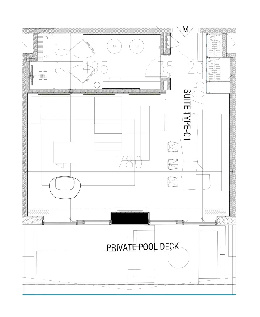 Studio None - The Heart of Europe - Côte d’Azur Monaco floor plan