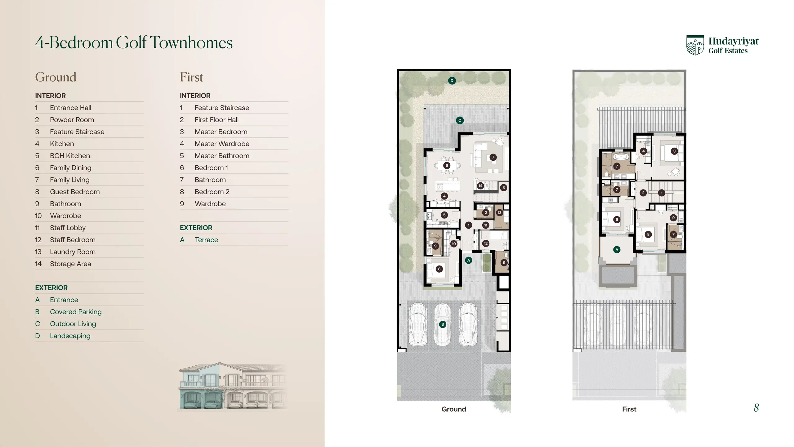 4 Bedroom floor plan