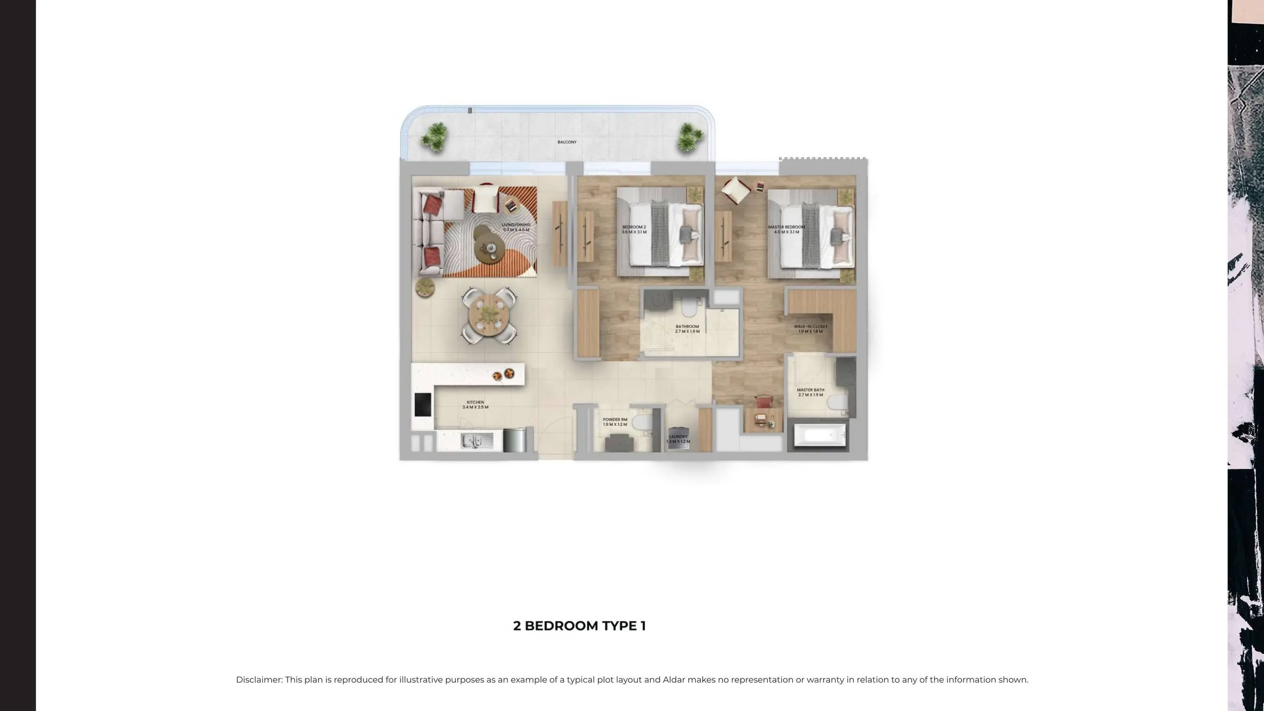 Type 1 floor plan