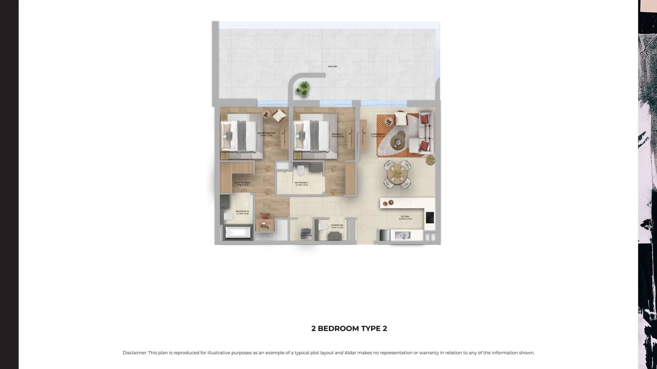 Type 2 floor plan