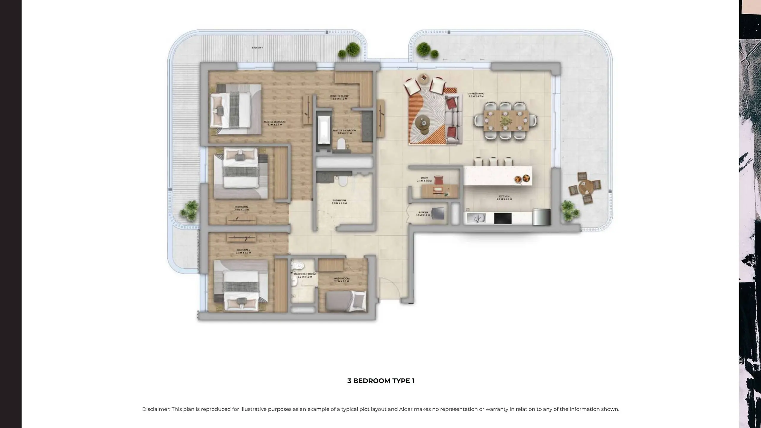 Type 1 floor plan