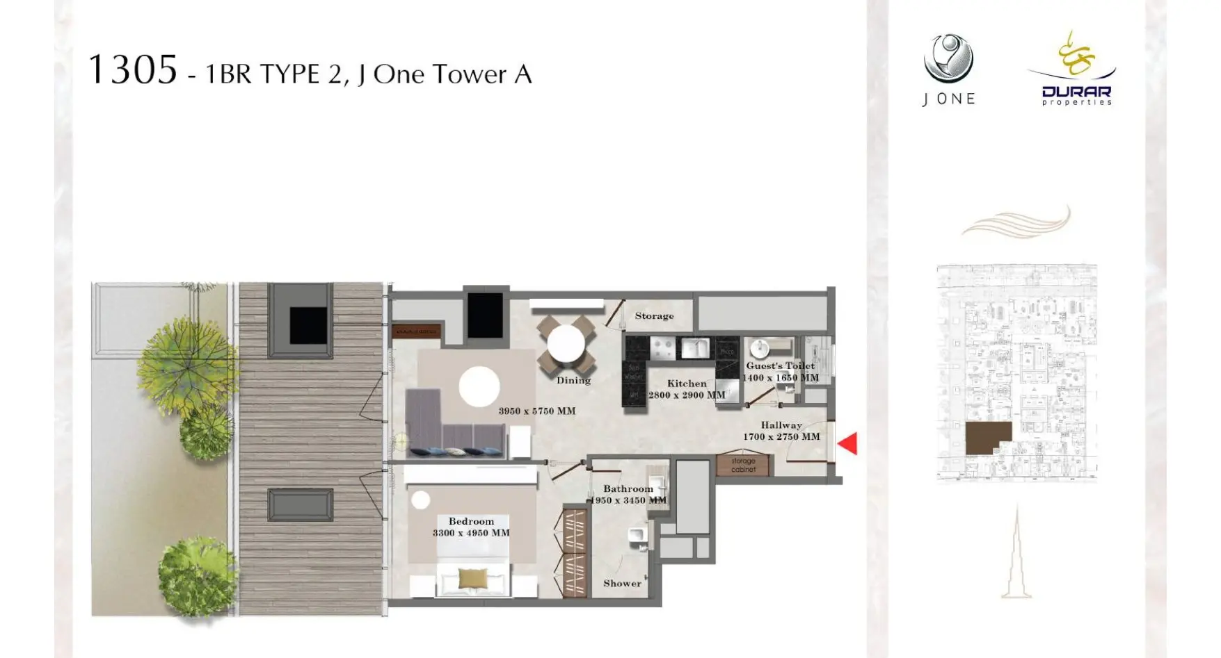 Type 2 floor plan