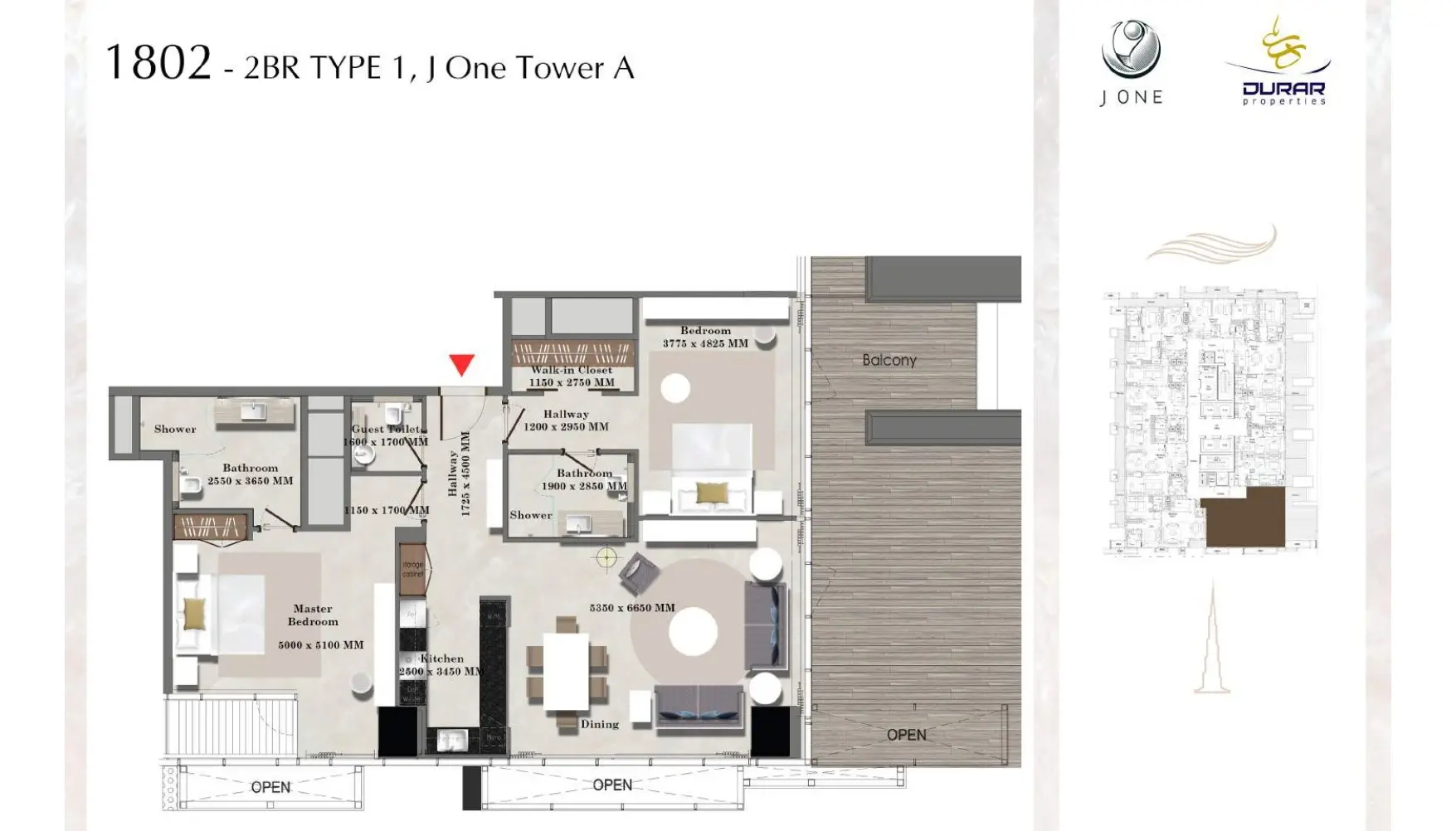 Type 1 floor plan