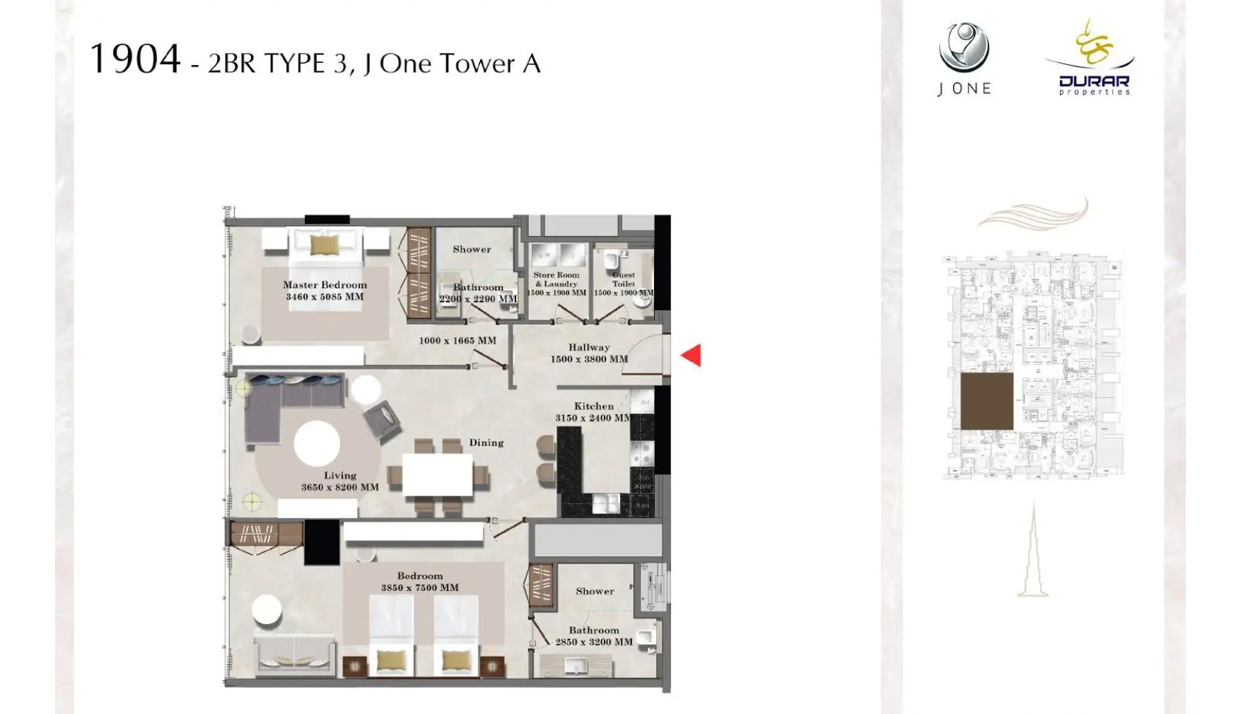 Type 3 floor plan