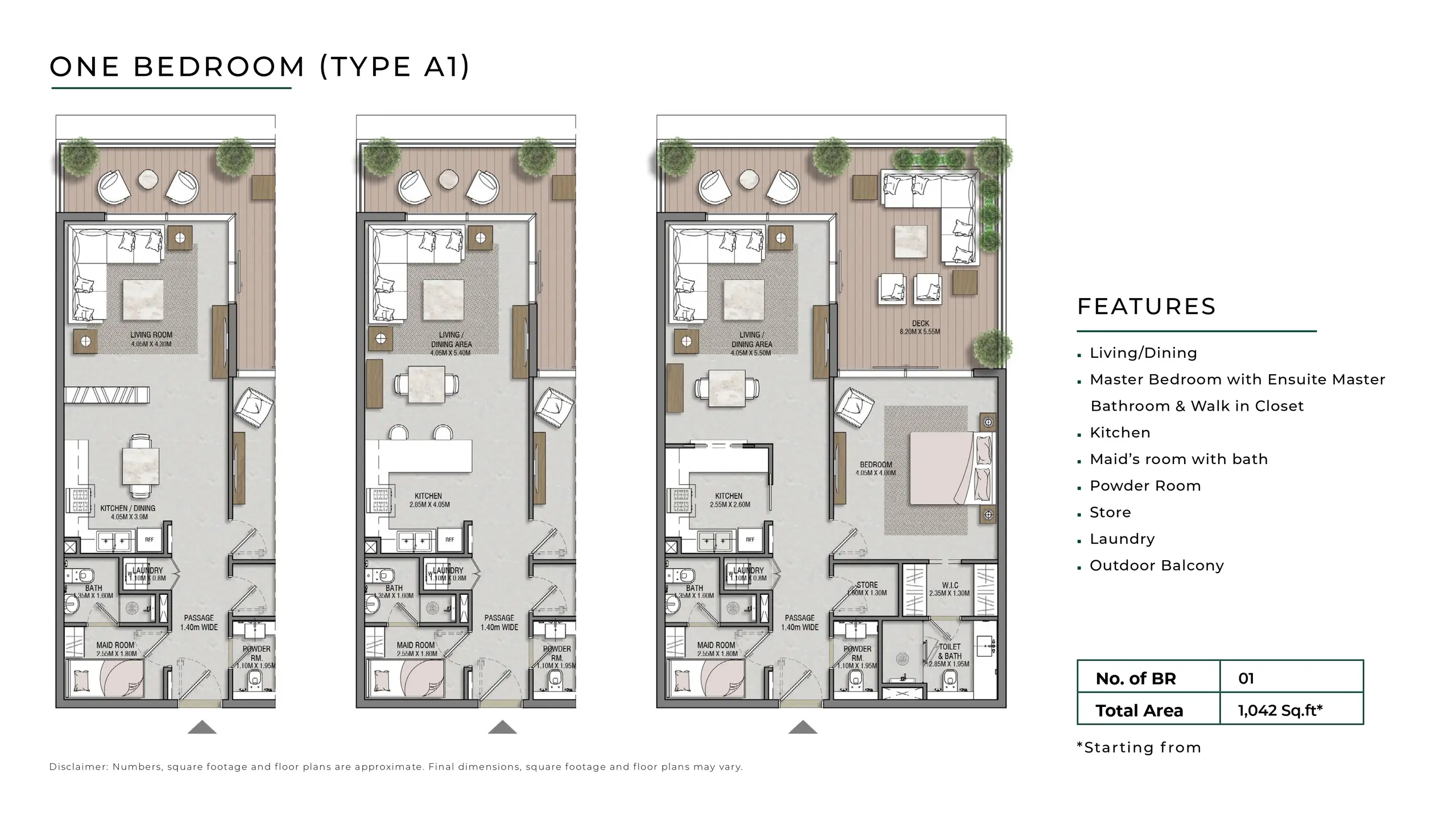 Type A1 floor plan