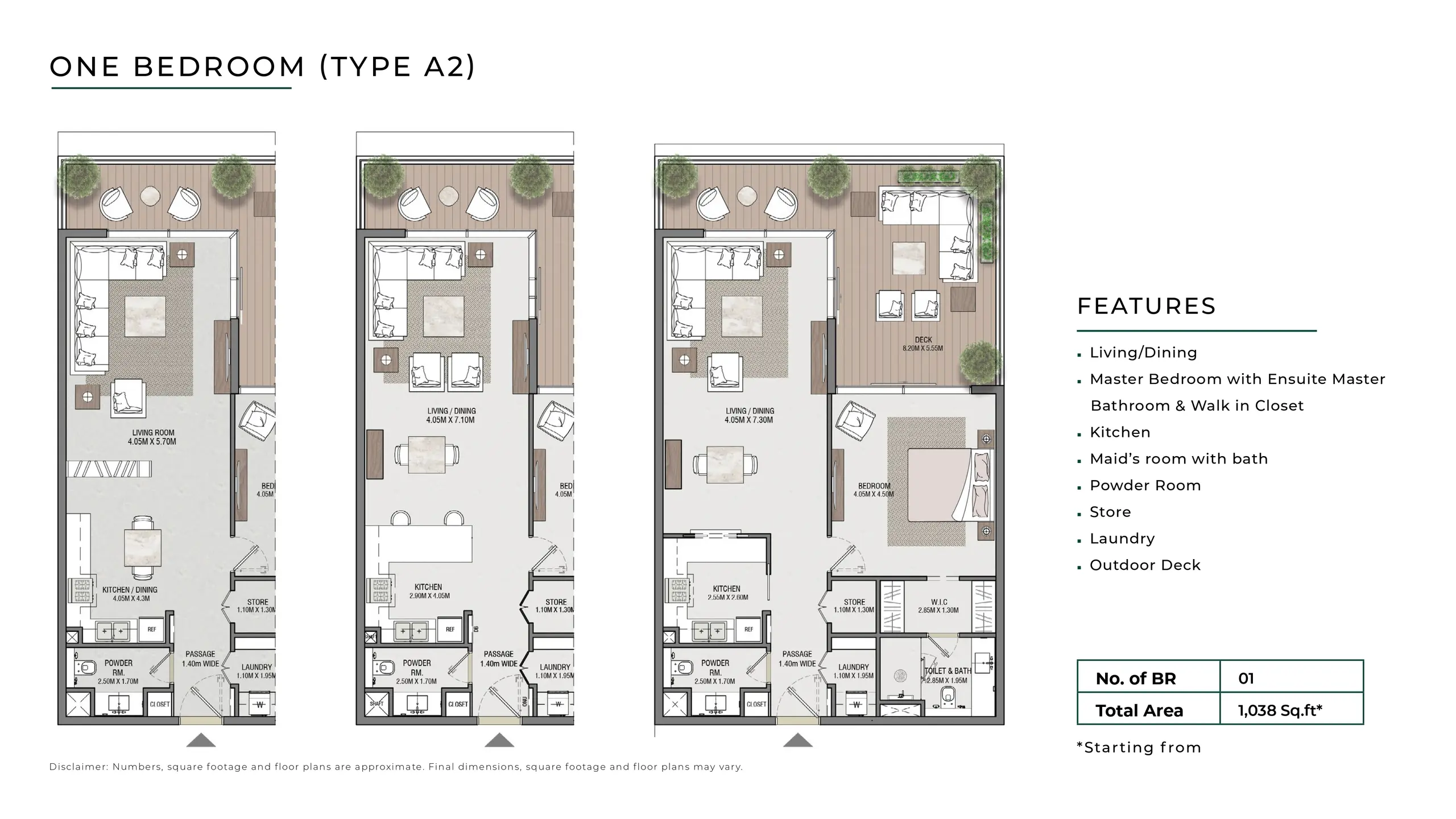 Type A2 floor plan