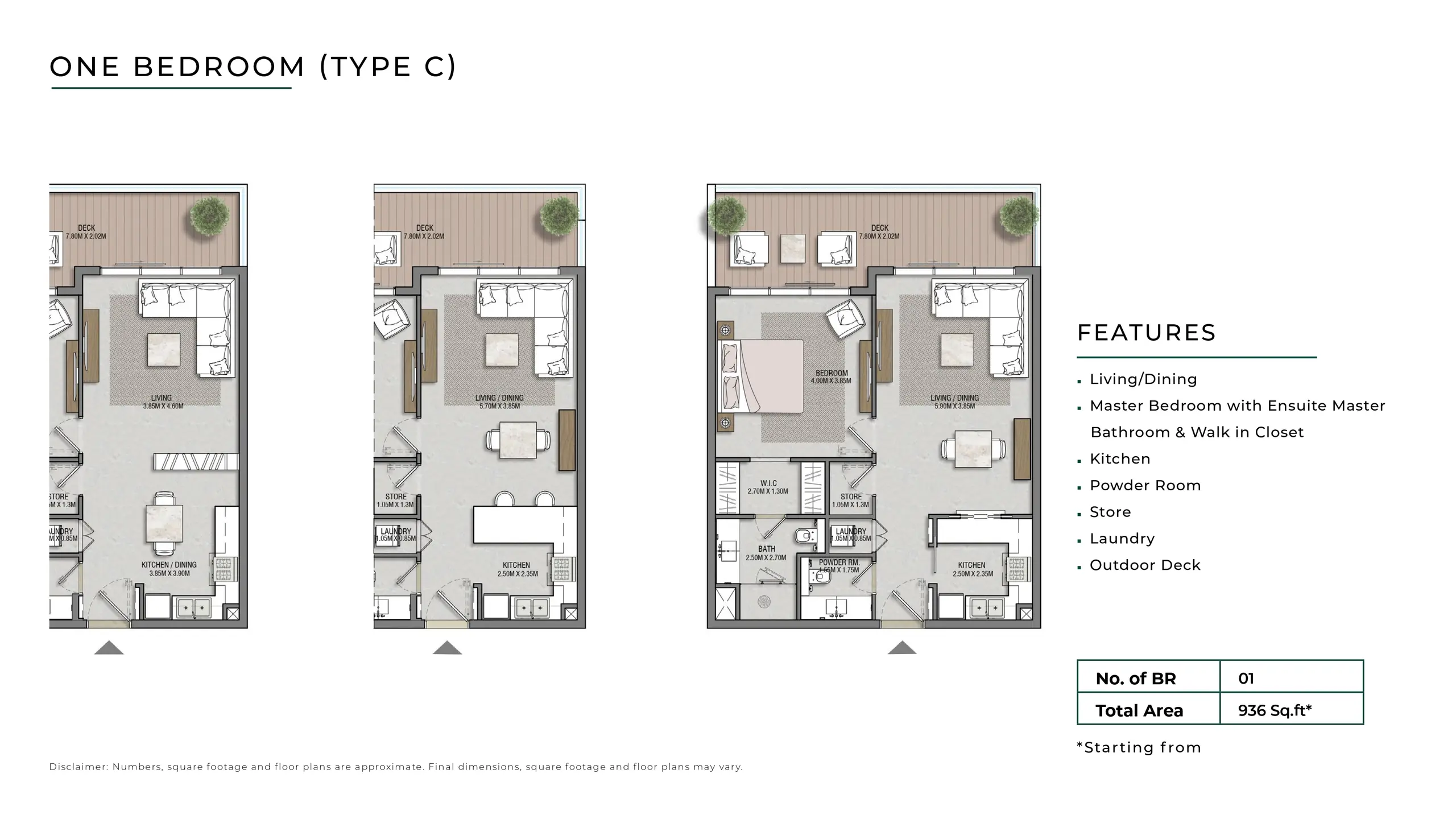 Type C floor plan