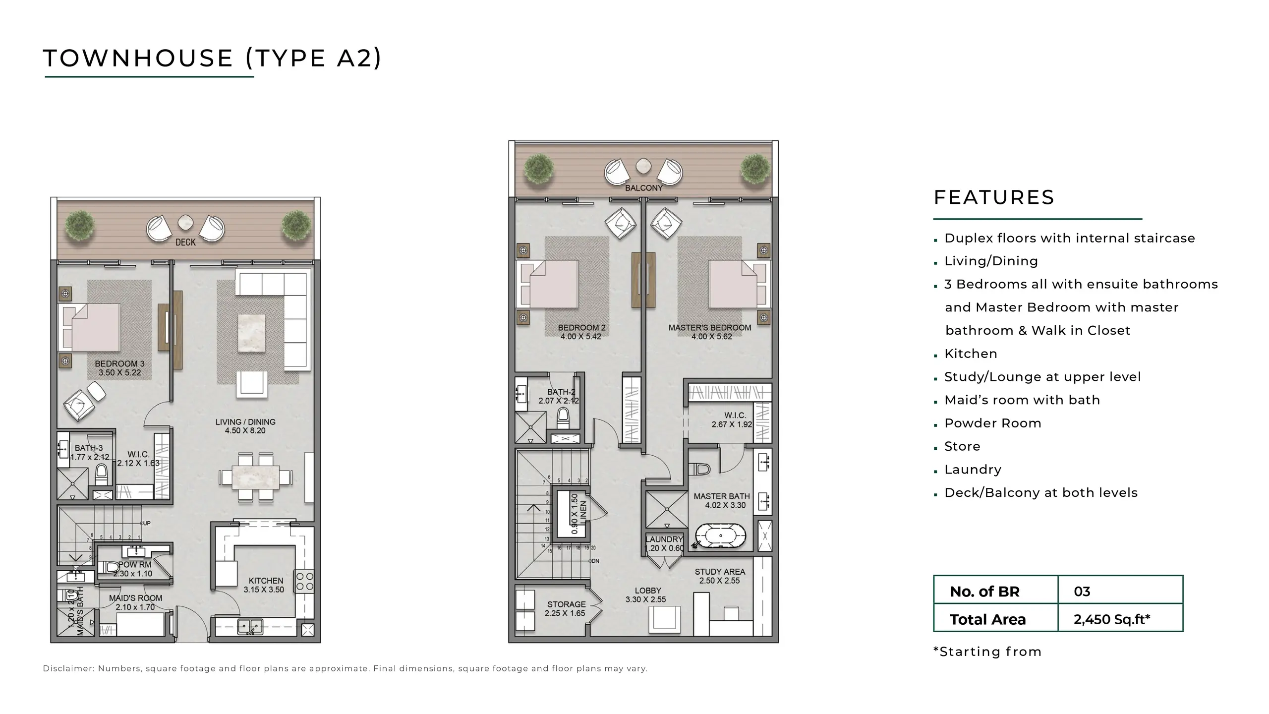 Type A2 floor plan