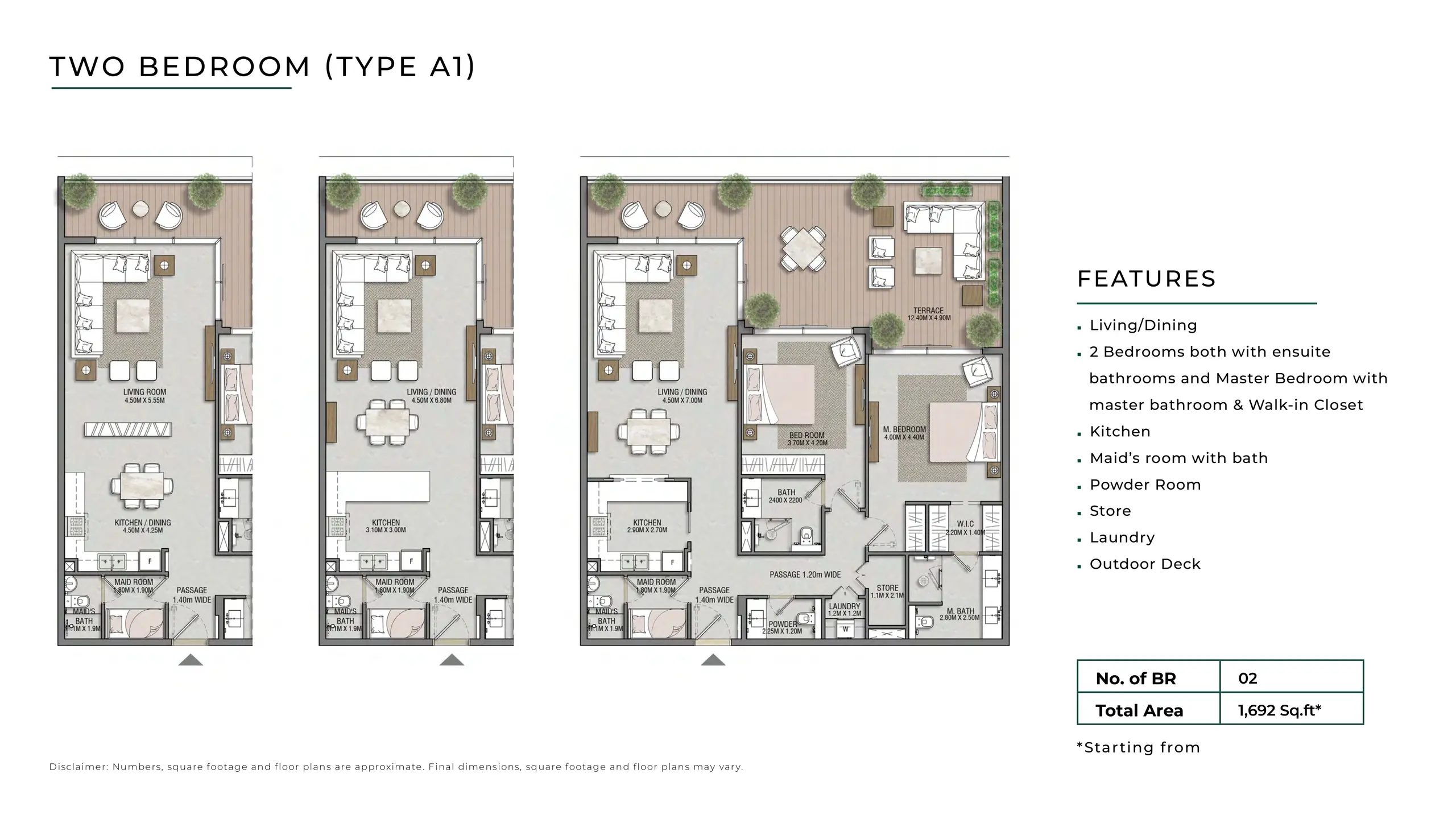 Type A1 floor plan
