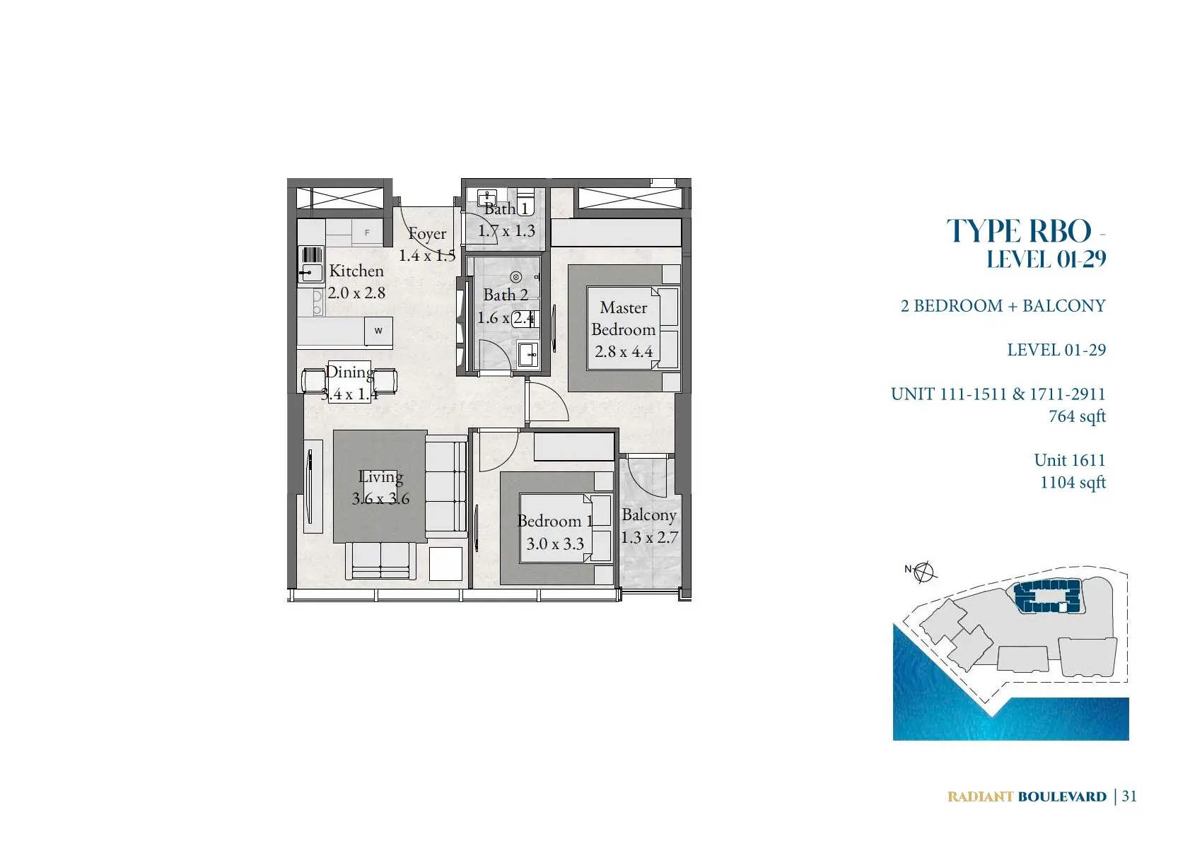Type G floor plan