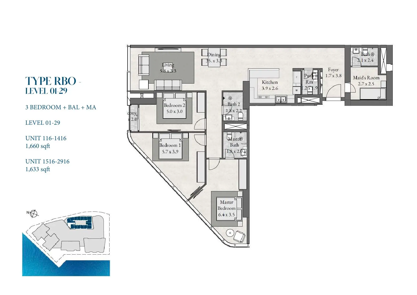 Type A floor plan