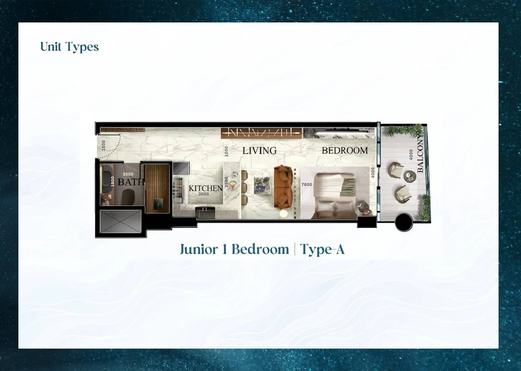 Type A floor plan