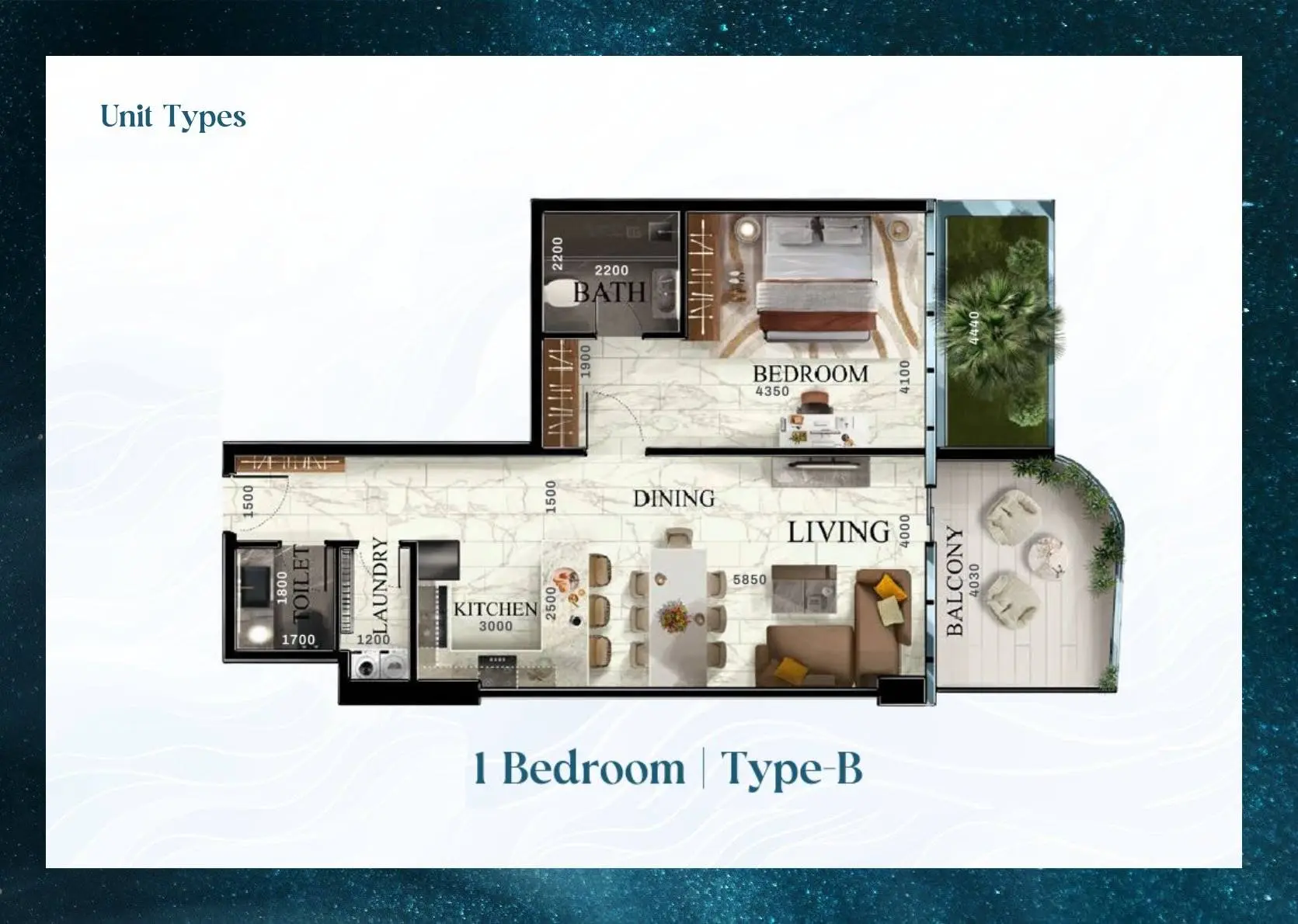 Type B floor plan
