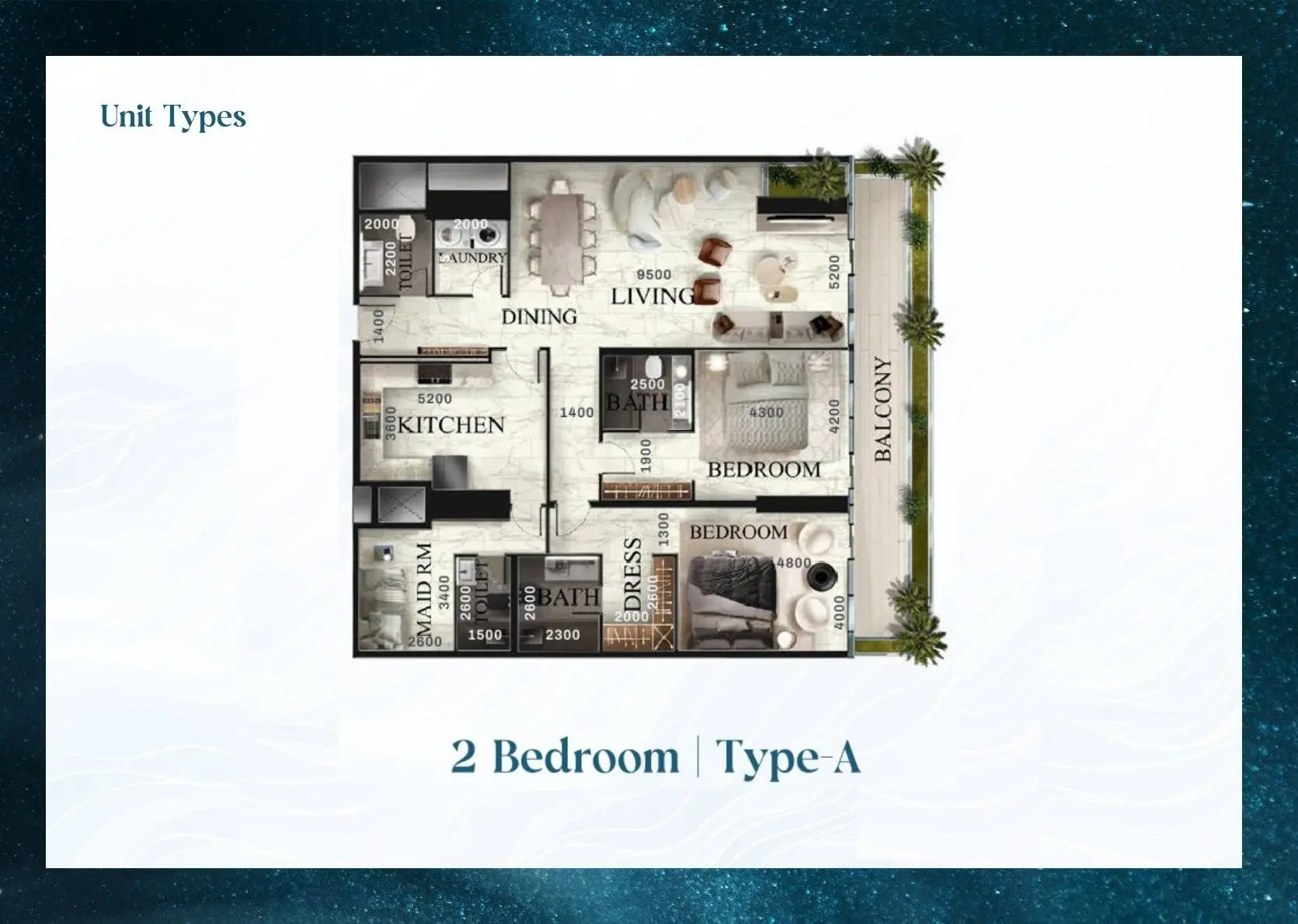 Type A floor plan