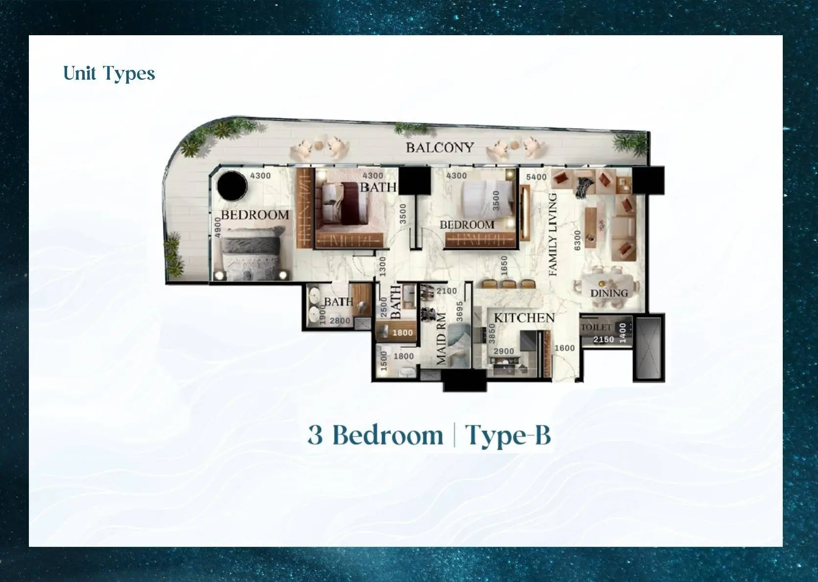 Type B floor plan