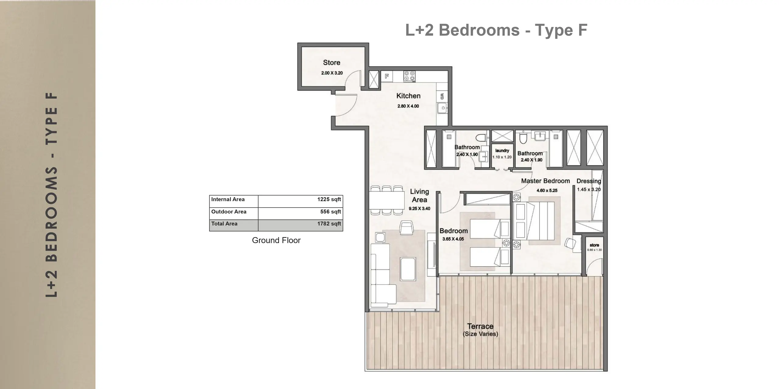 Type F floor plan