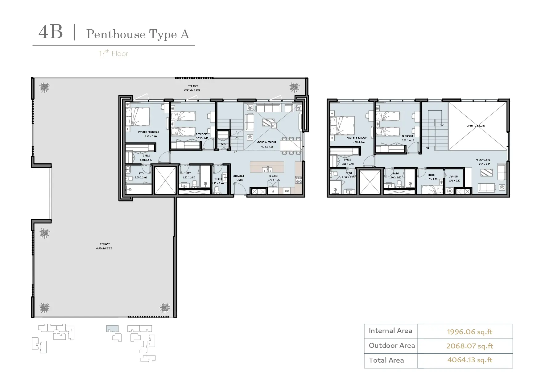 Type A floor plan