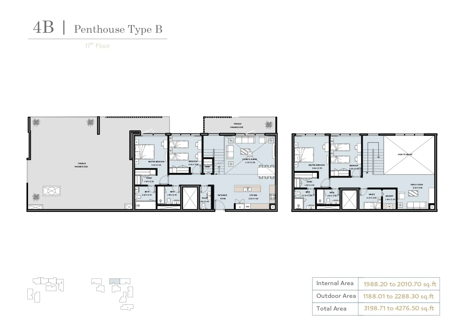 Type B floor plan