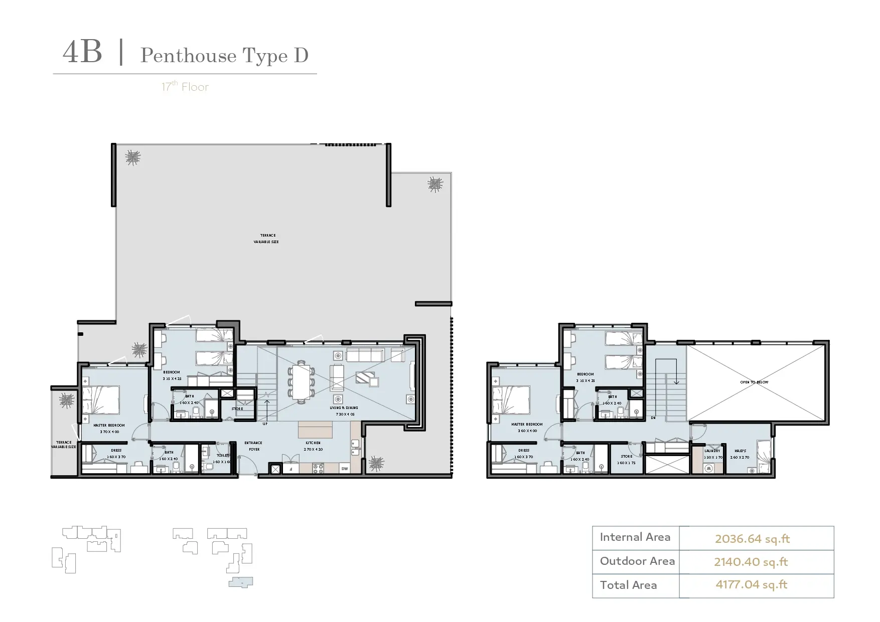 Type D floor plan