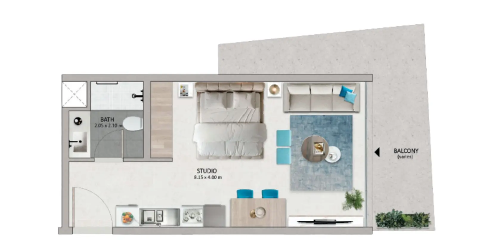 Type B floor plan