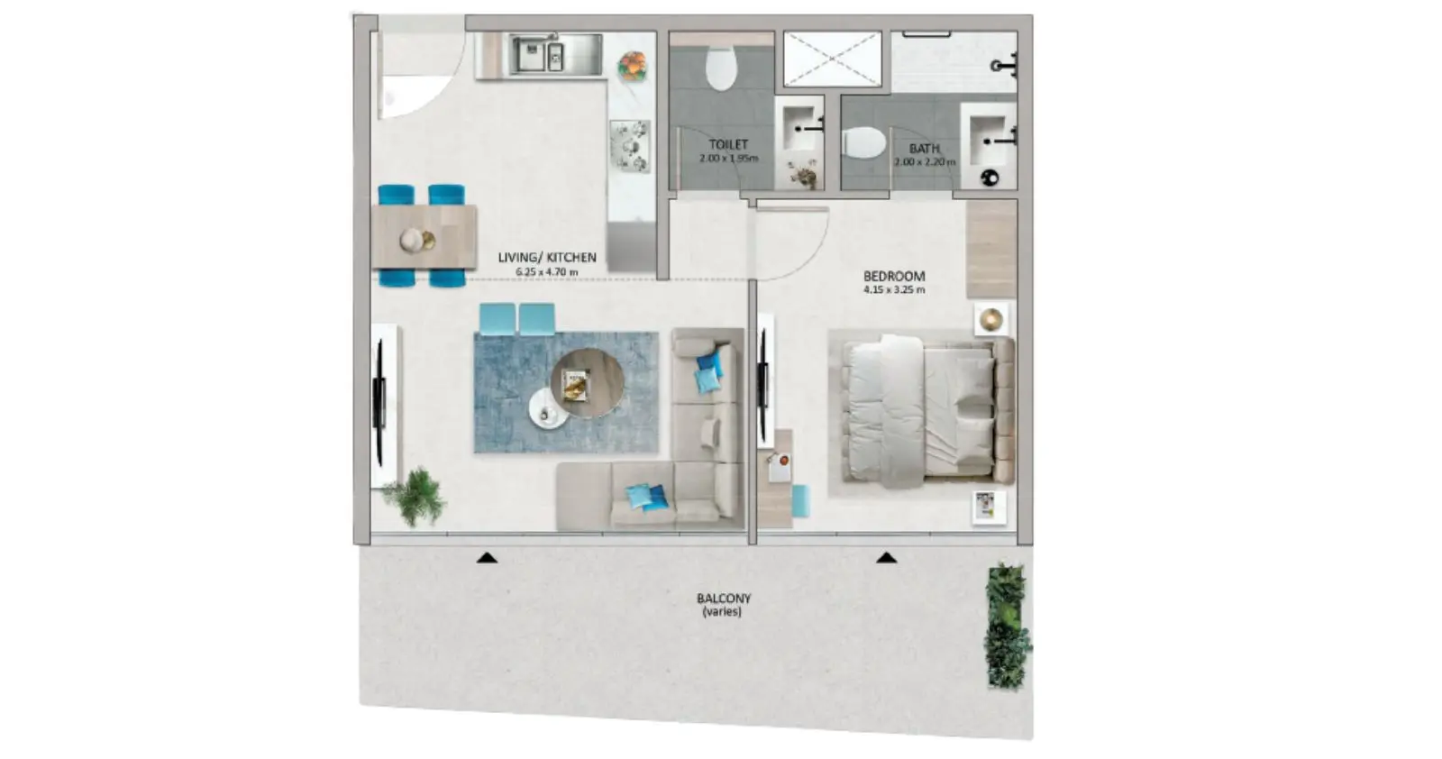 Type A floor plan