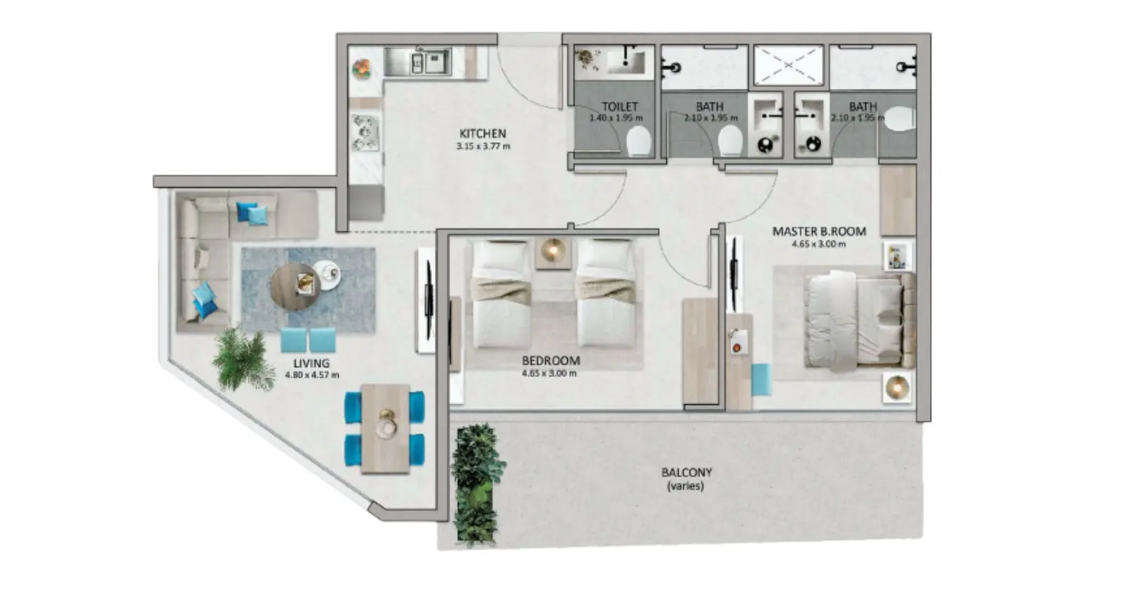 Type A floor plan