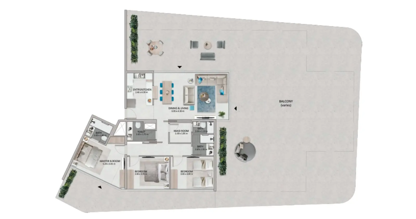 Type A floor plan